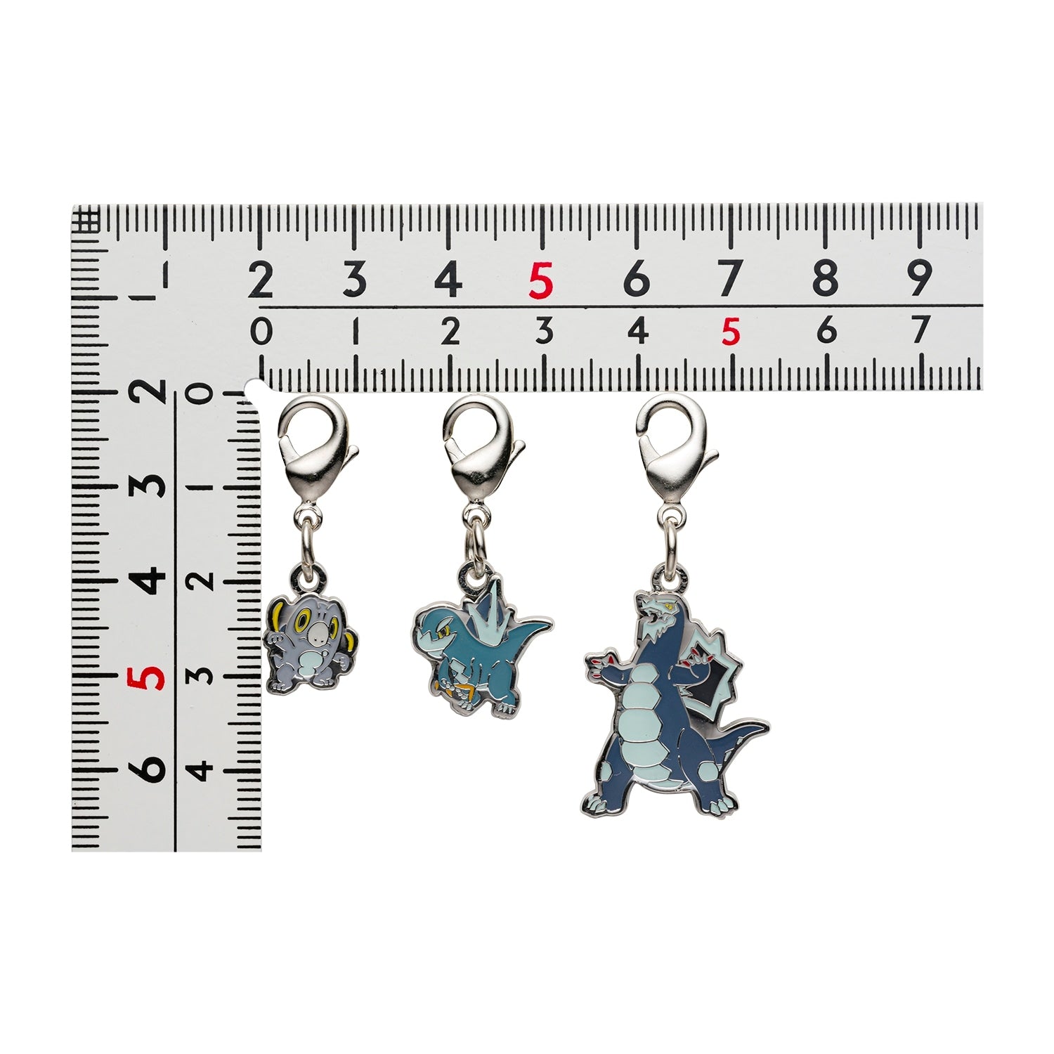 Authentic Pokemon Center Japan Metal Charms 996-998, detailed collectible item from Japan