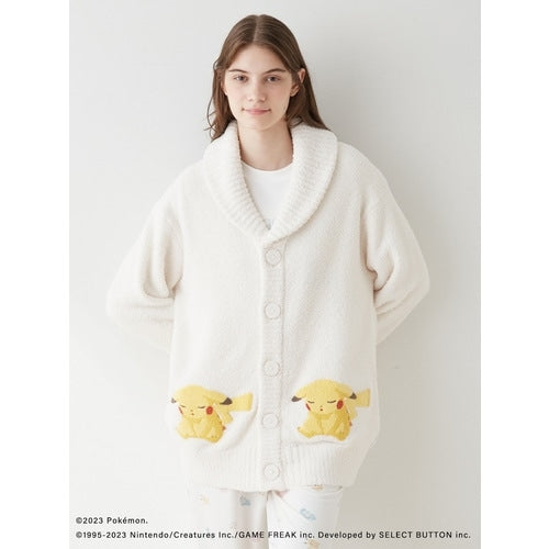 [gelato pique] [Unisex] Baby Moco Jacquard Shawl Cardigan Ivory S-M/M-L