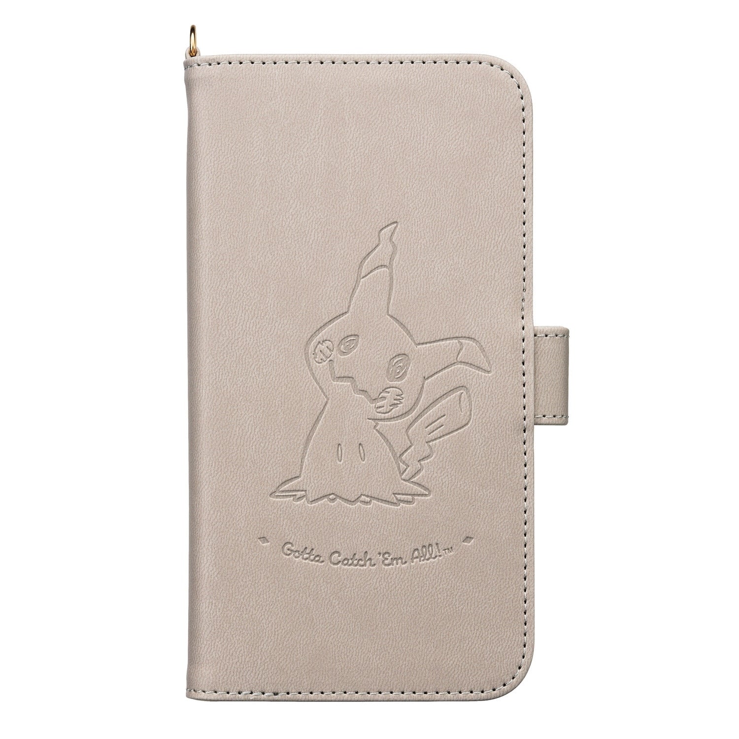 Mimikyu Embossed Smartphone Case from Japan with detailed ghost face