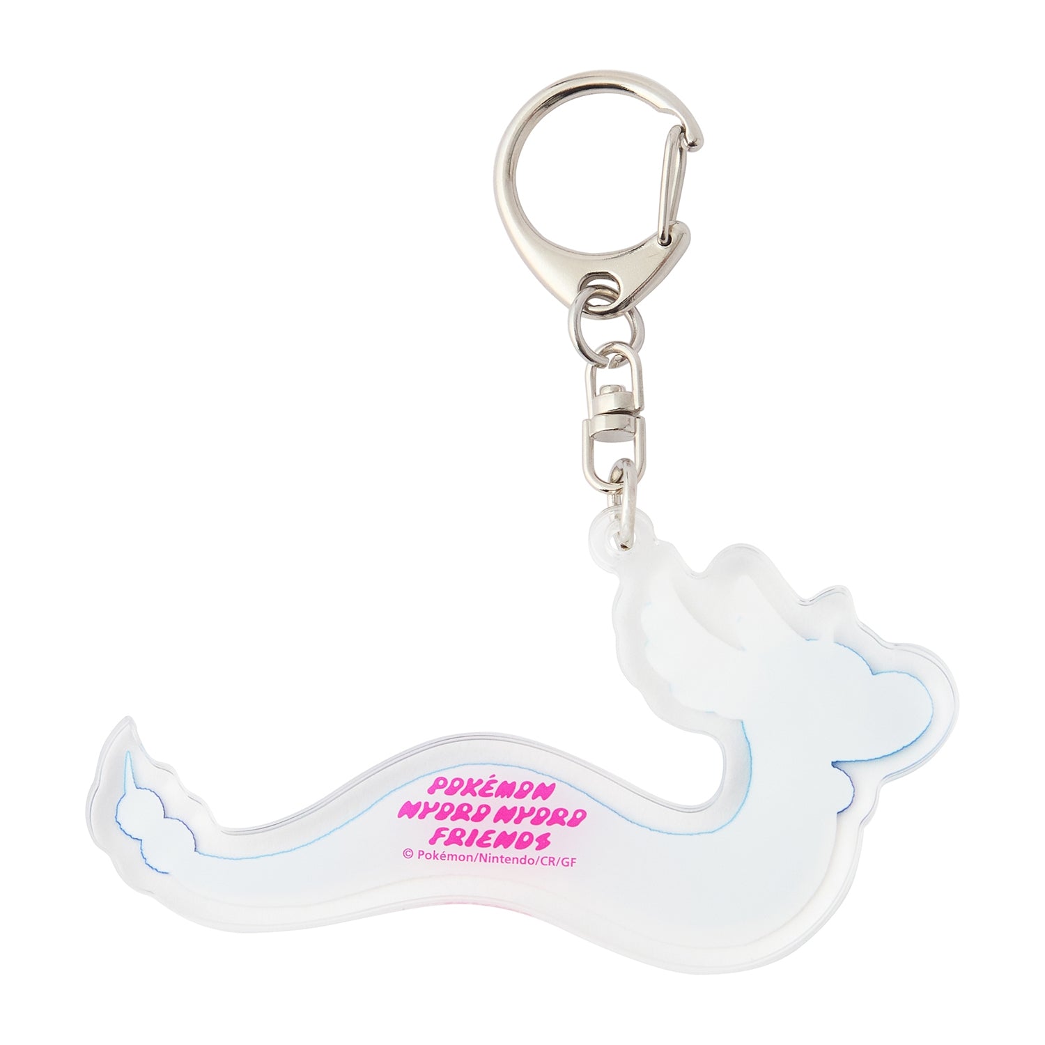 Official Pokemon Center Japan Dragonair keychain with vibrant colors, sourced from Japan