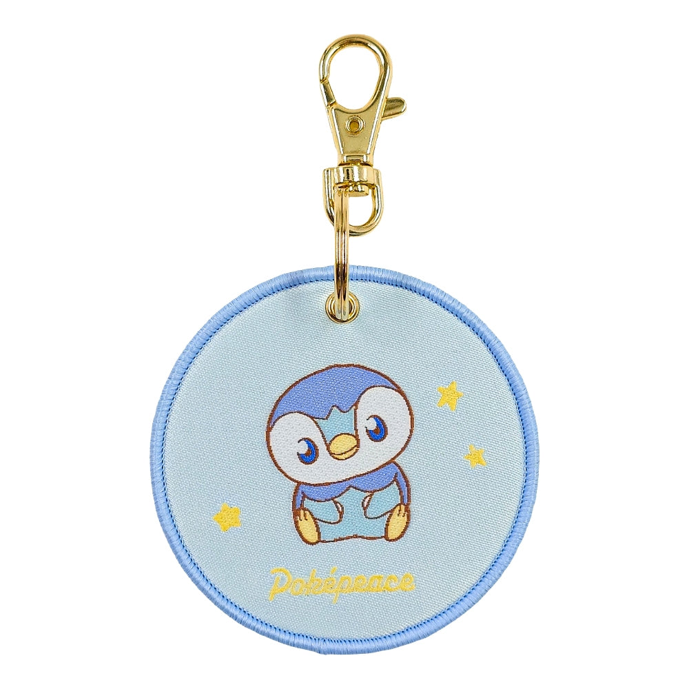 Pochama Pokepiece keychain figure from Japan, featuring Piplup in detailed design