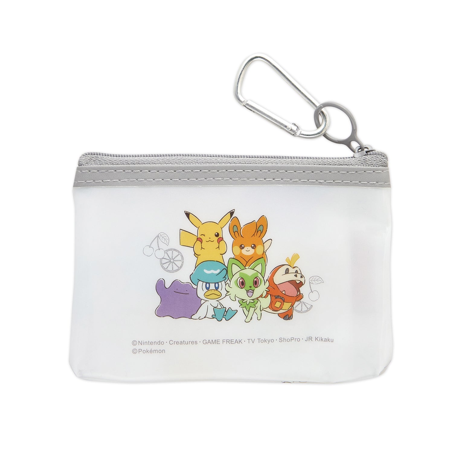 Mini pouch with carabiner/Pokémon ring