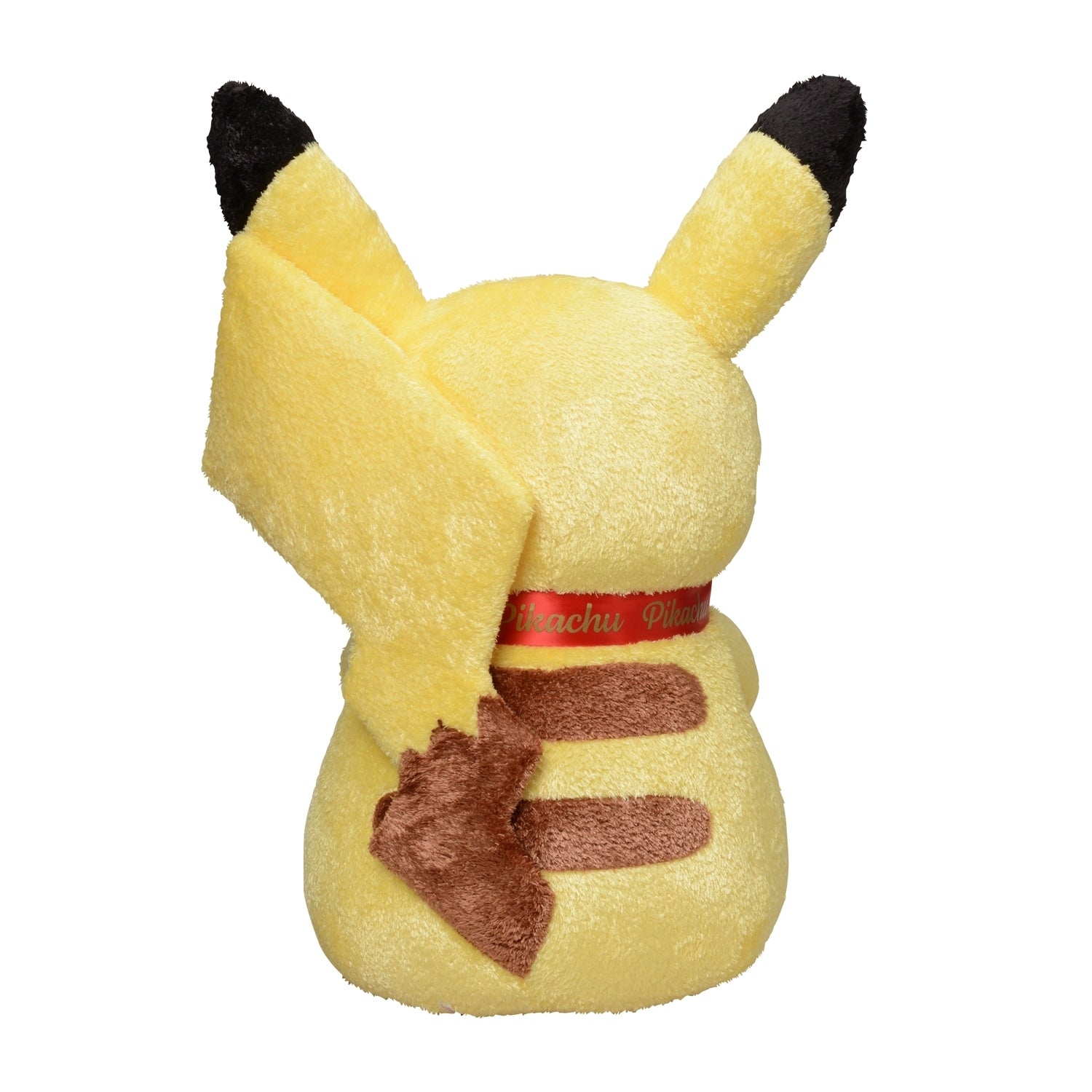 Big special Pikachu plushie from Japan, back view