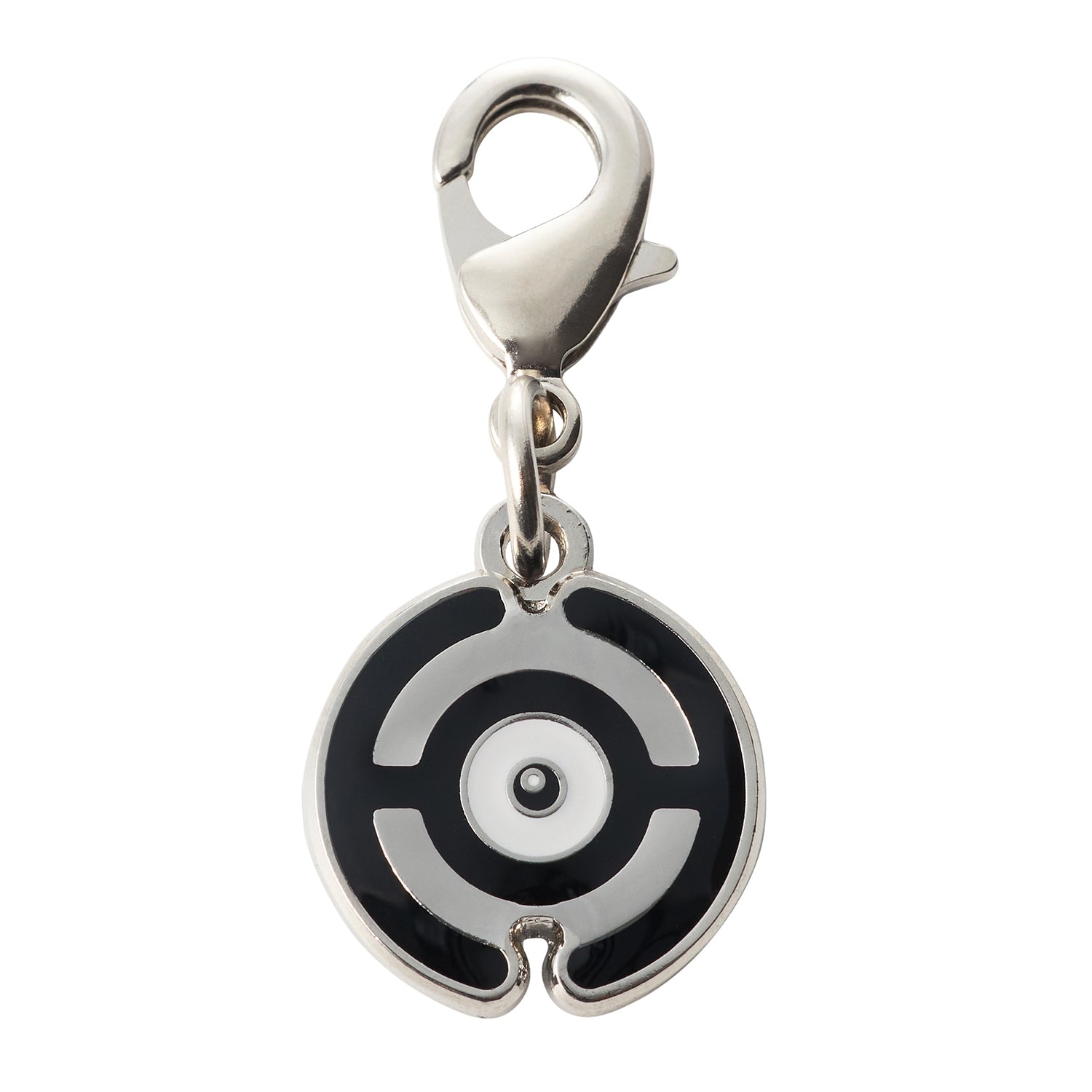 National Encyclopedia Metal Charm 201-H from Japan, featuring a detailed metal charm