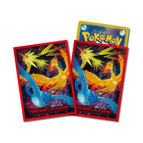 Pokémon TCG Deck Shield Legendary Birds Moltres Zapdos Articuno Red