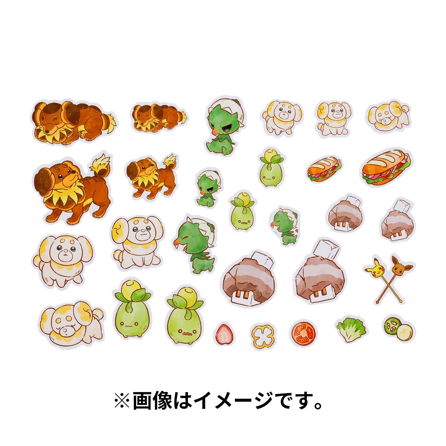Japan exclusive Pokemon Peace Sticker, official merchandise with unique artwork