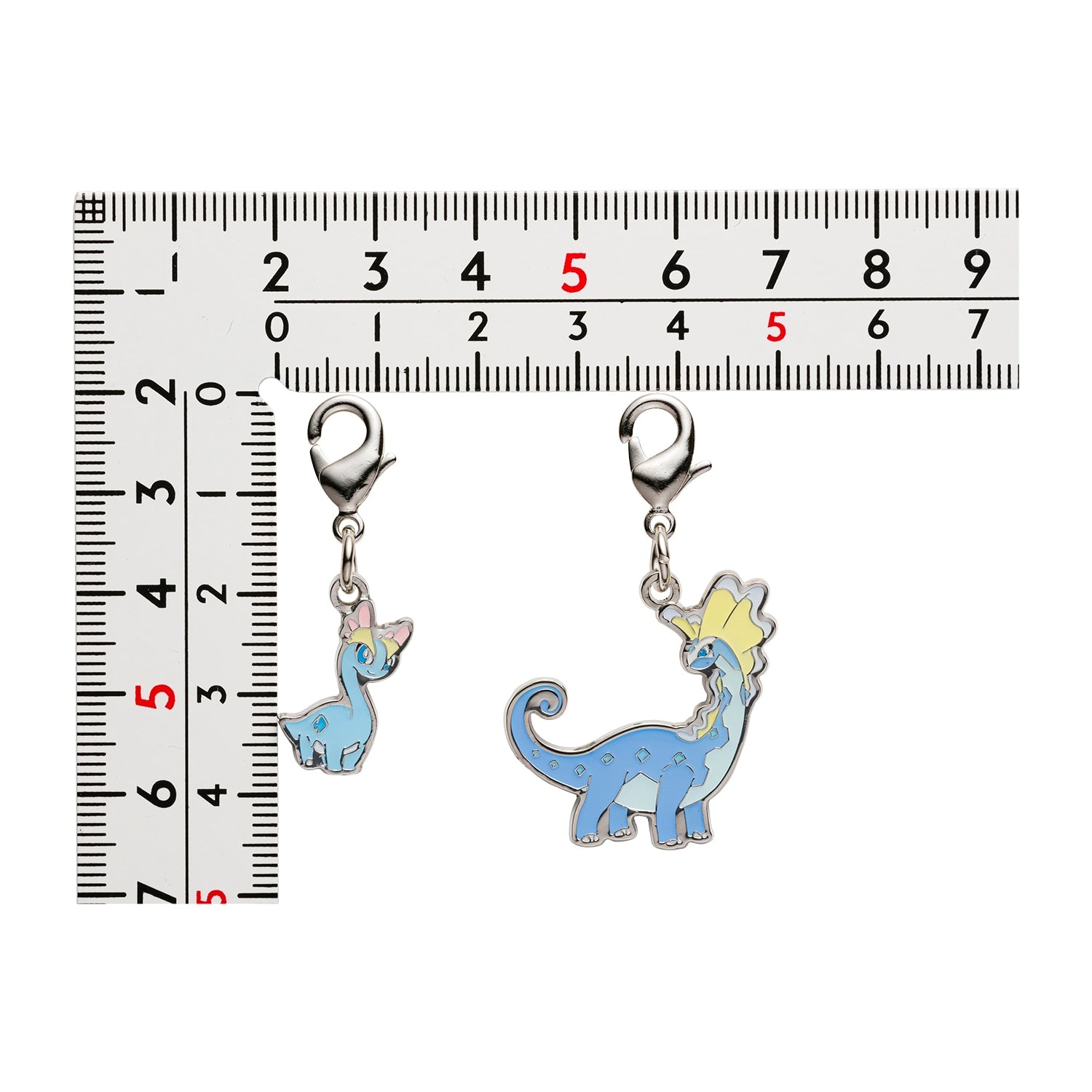 Pokemon Japan Metal Charm National Encyclopedia 698/699, authentic collectible item with intricate details, sourced from Japa