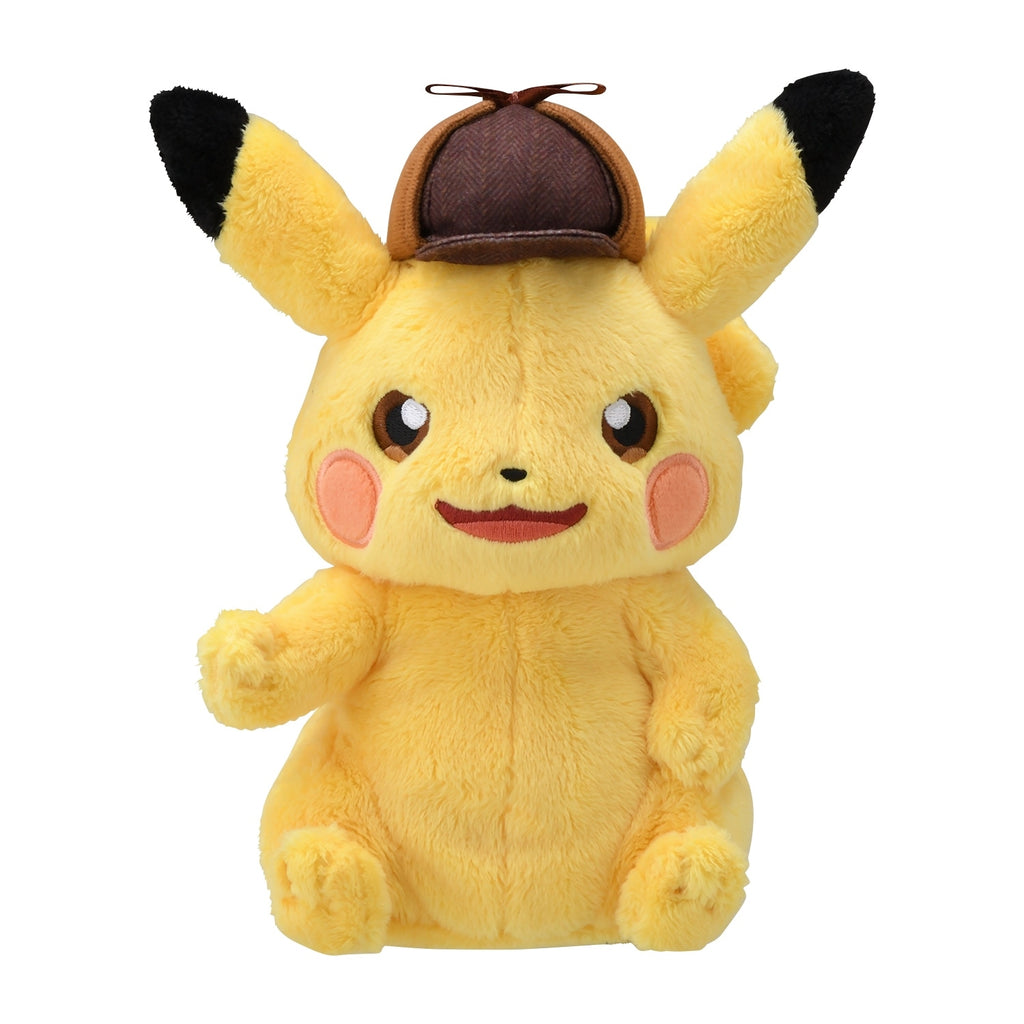 Detective Pikachu plushie from Japan, detailed anime design
