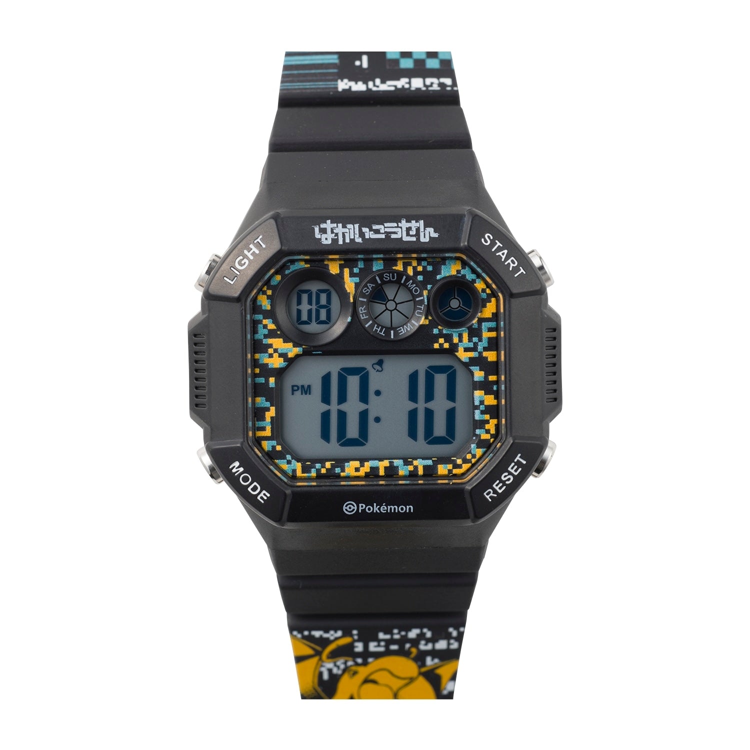 Dragonite digital watch on wrist, authentic Japanese collectible