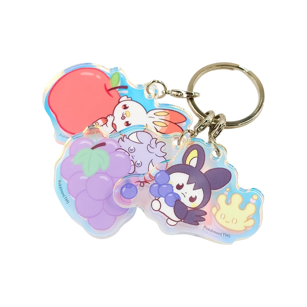 Emolga keychain figure with Electric Flying type design from Japan's Pokemon Center
