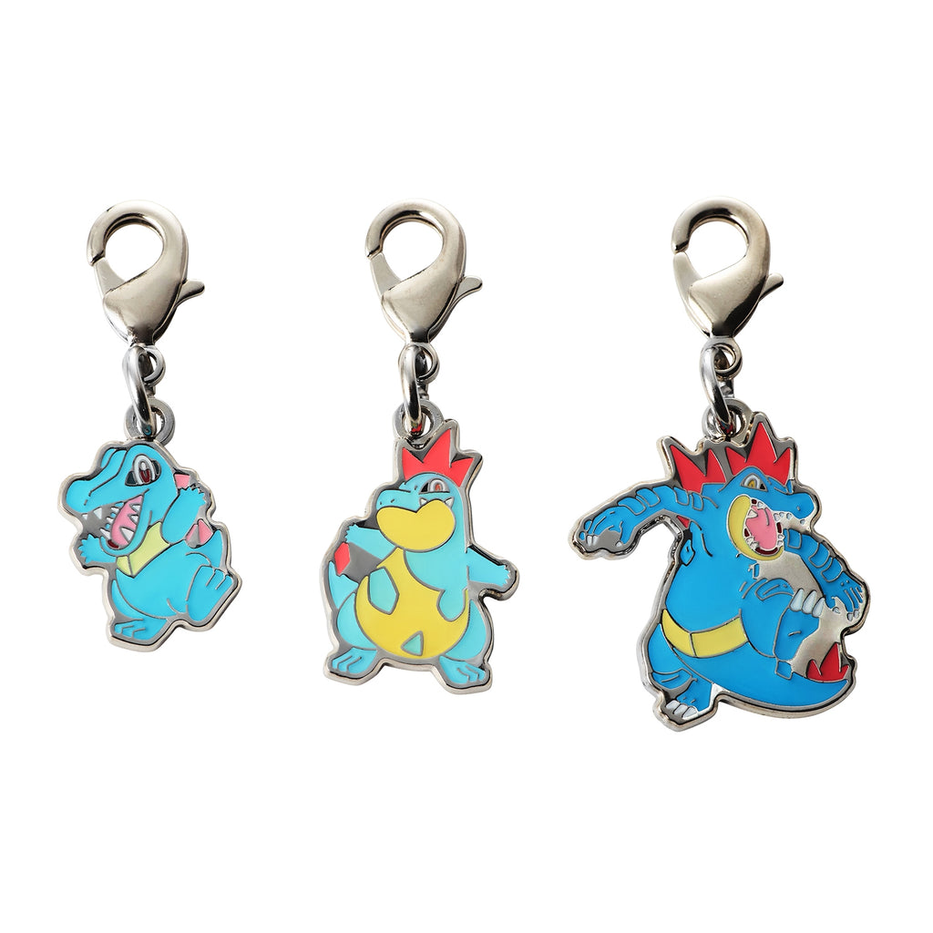 Pokemon metal charm from Japan, featuring a character with intricate details