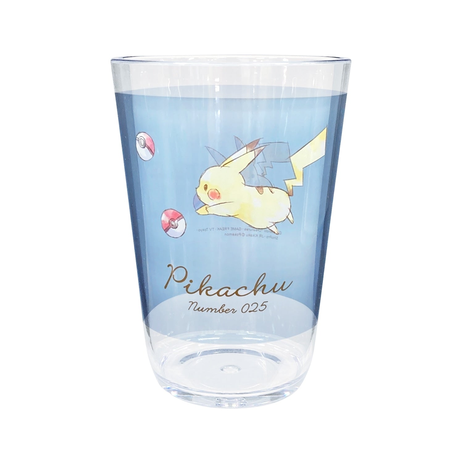 Clear tumbler 450ML “Pikachu number025” Good for going out_One point