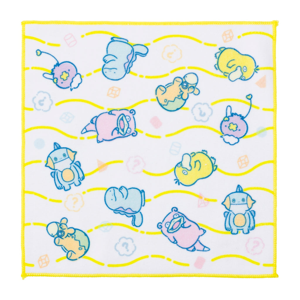 Pokemon Hand Towel DOWASURE allover pattern from Japan, colorful design