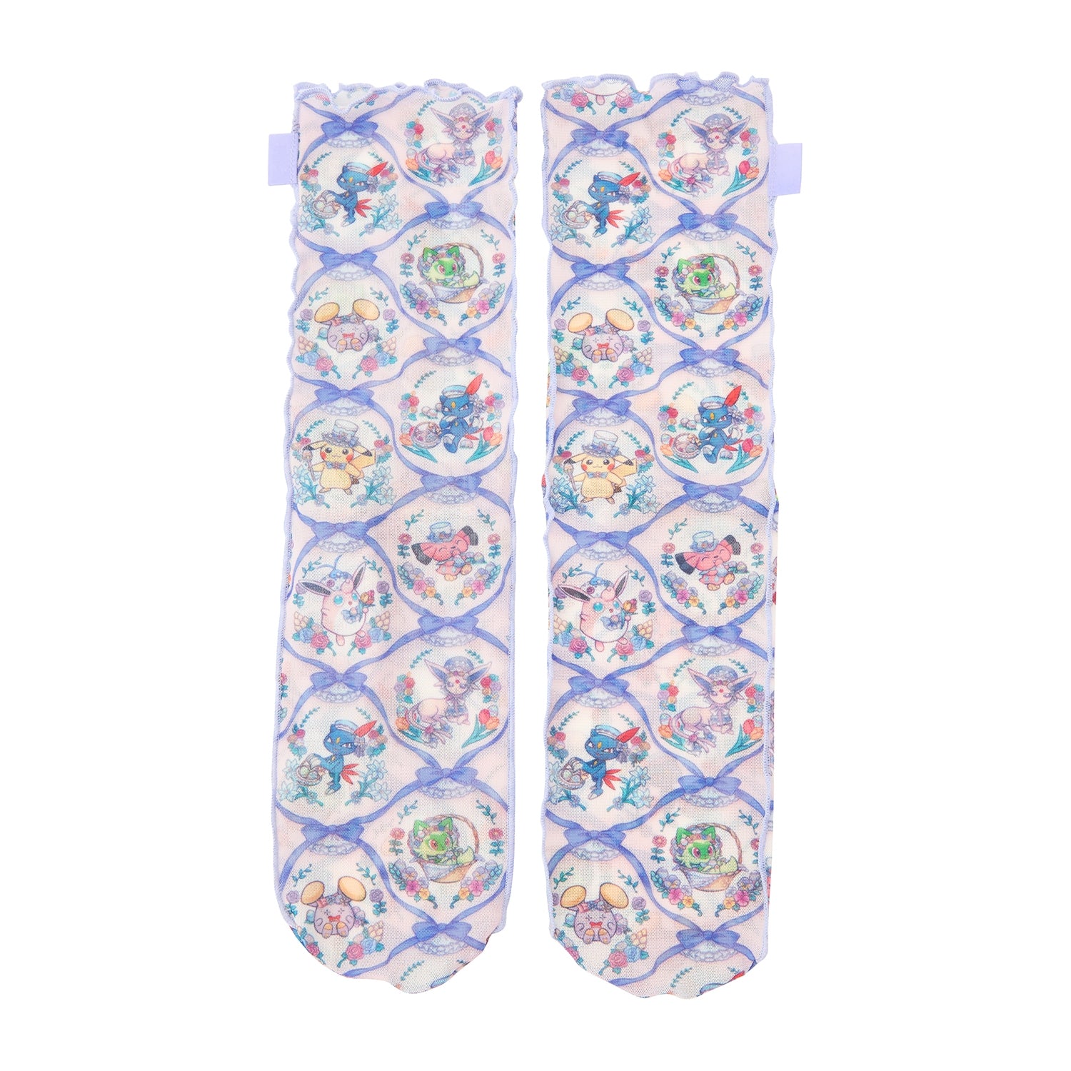 [Choice] Middle socks Sheer socks Pokémon Botanical Easter (23-25cm)