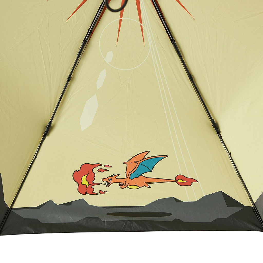 Wpc. Folding umbrella for rain or shine OTENKI TEAM Groudon and Charizard