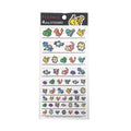 Pikachu sticker with pixel art design from Japan, official Pokemon Center product