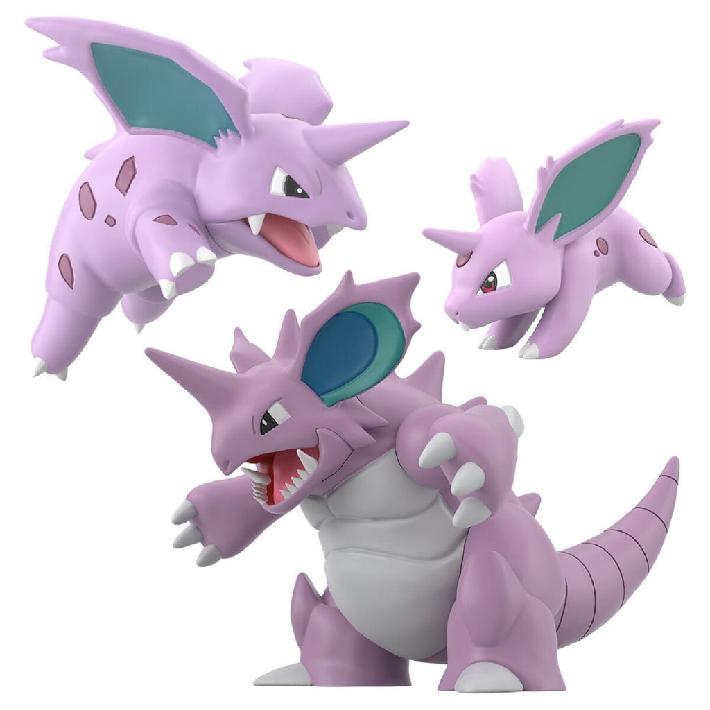 Pokemon Scale World Kanto Region Nidoran♂ & Nidorino & Nidoking