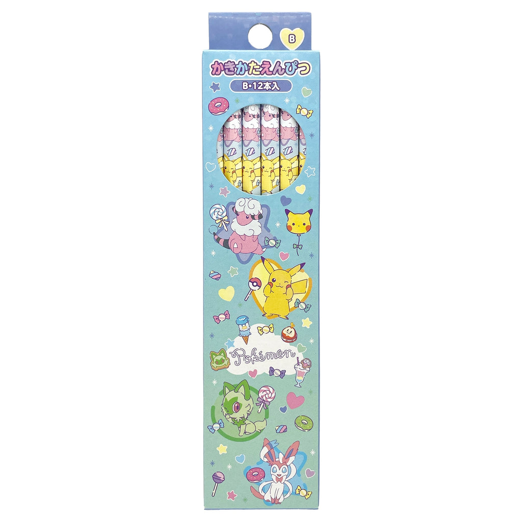 Kakikata Pencil B Fancy Time from Japan, featuring colorful Pokemon design