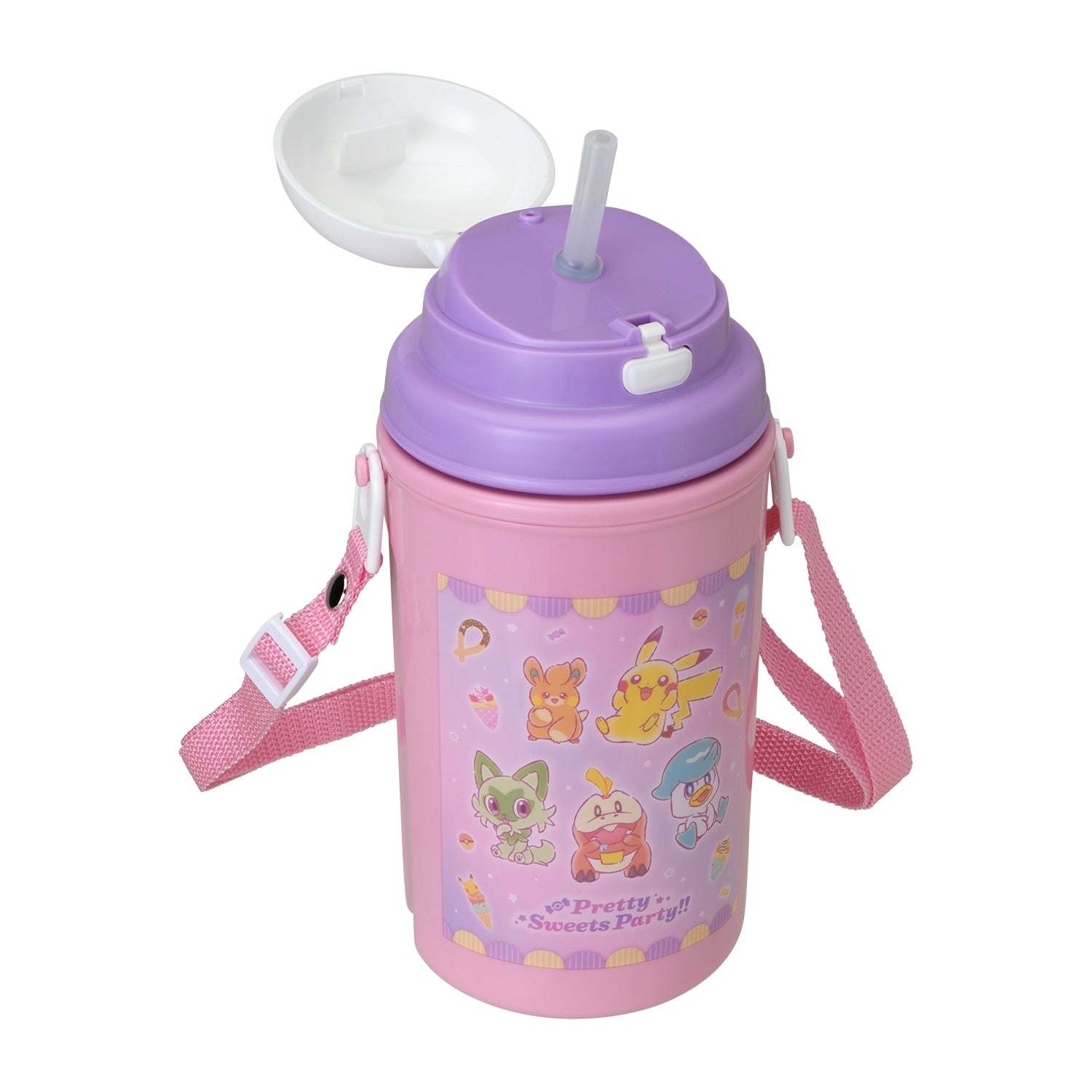 Water bottle with straw Pretty Sweets Party!!