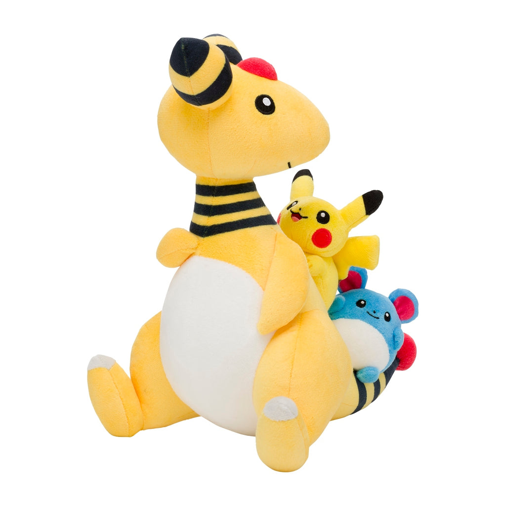 Pikachu plushie from Tokyo Bay with bright yellow color