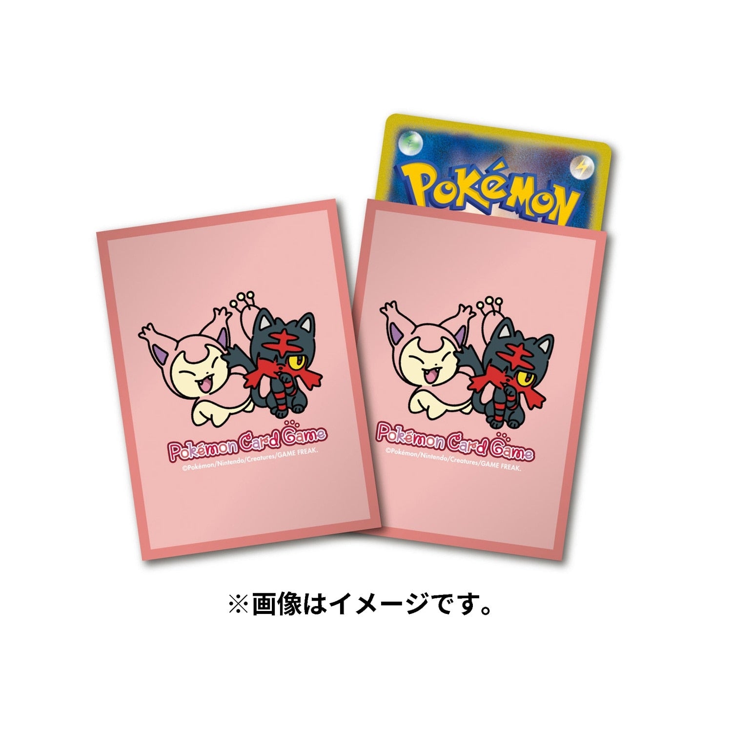 Pokemon TCG Deck Shield Sleeves Litten & Skitty | Official Japan