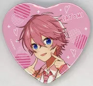 Satomi (Strawberry Pudding / Blazer) Sutopuri Heart metal badge (2022 Strawberry Summer ver!) "Strawberry Summer! Sutopuri Summer Strawberry Culture Festival!" Sutopuri Heart metal badge KUJI (2022 Strawberry Summer ver!) Prize