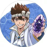 Chromium metal badge "eeo KUJI Dr. STONE" D Prize