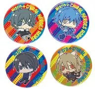 [Single Item] Heroes metal badge (4-piece Set) "C81 Nitroplus Chiral Set"