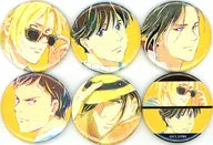 6-Type Set "BANANA FISH Trading Ani-Art metal badge"