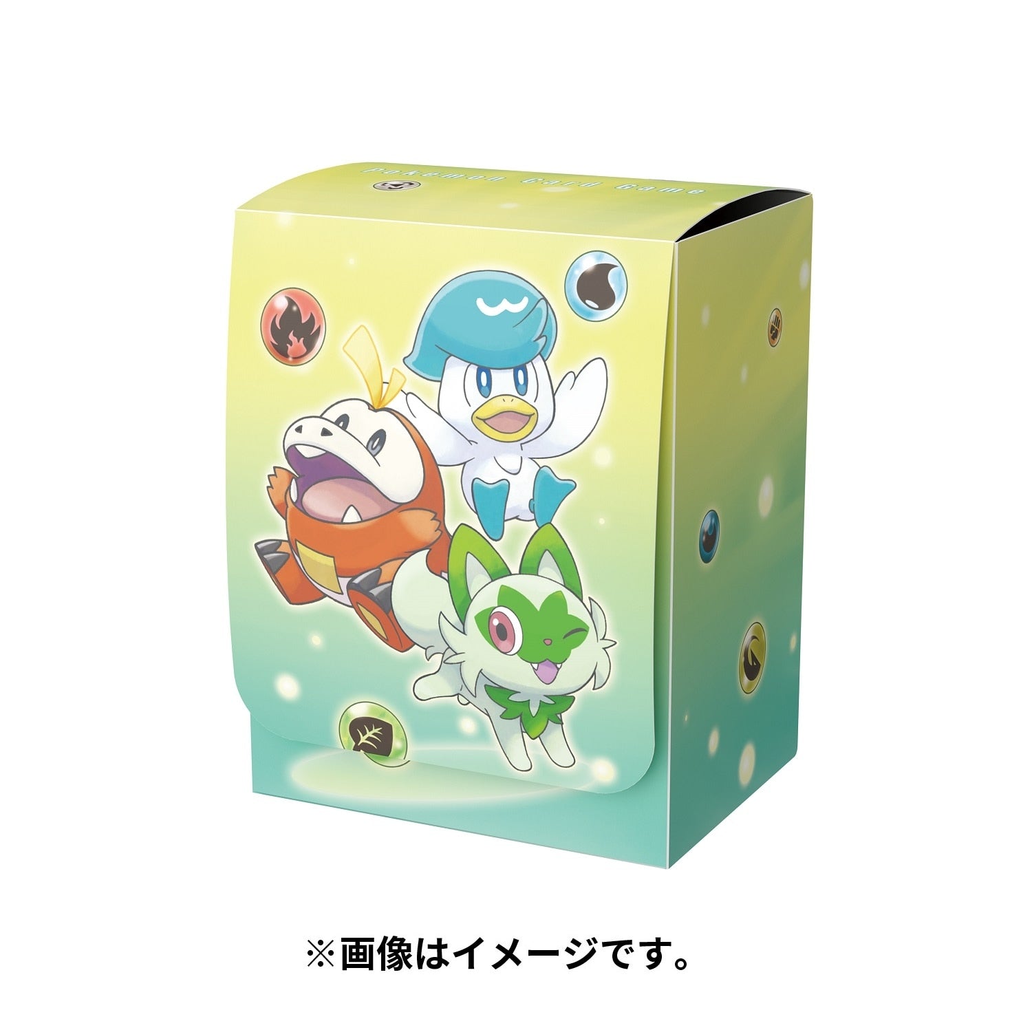 Pokémon TCG Deck Case – Sprigatito, Fuecoco & Quaxly Paldea Starters