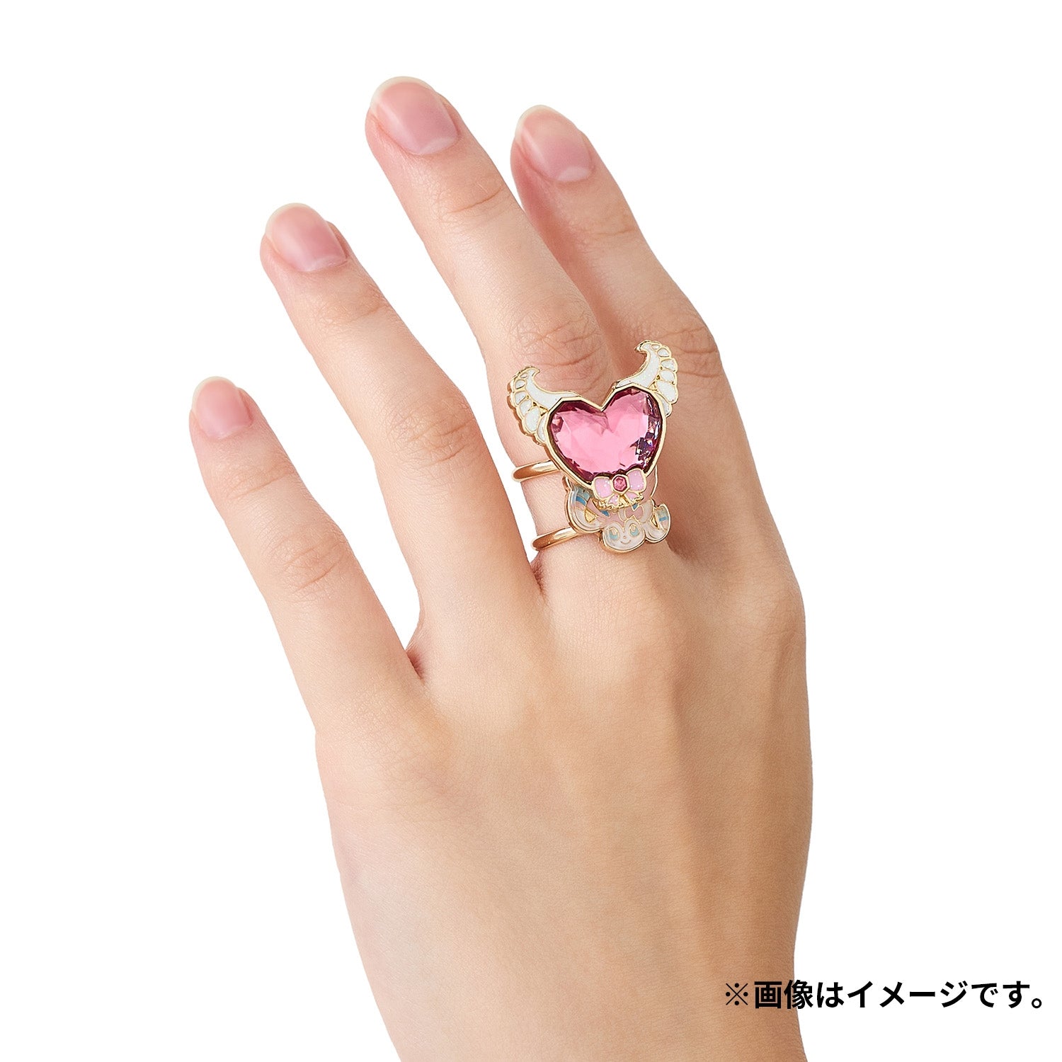Japanese Pokémon Fairy Terra Star ring, with a free-size 9-13 ring band