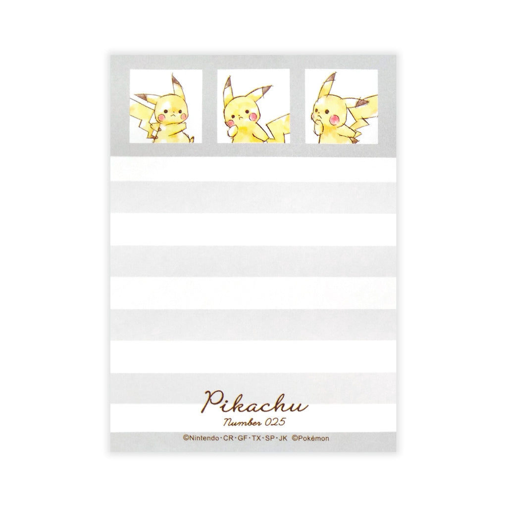 Pikachu mini memo, collectible item with electric-type design from Japan