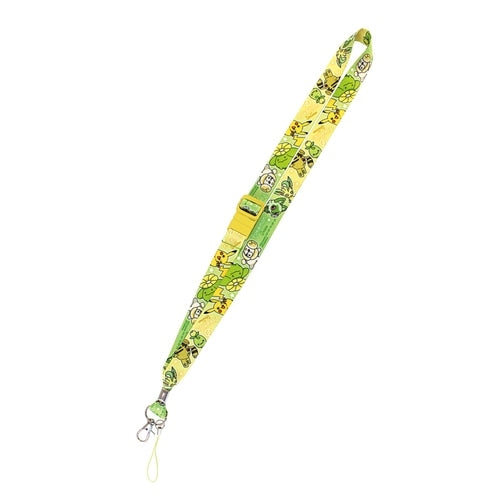Pokemon neck strap gradation green & yellow from Japan