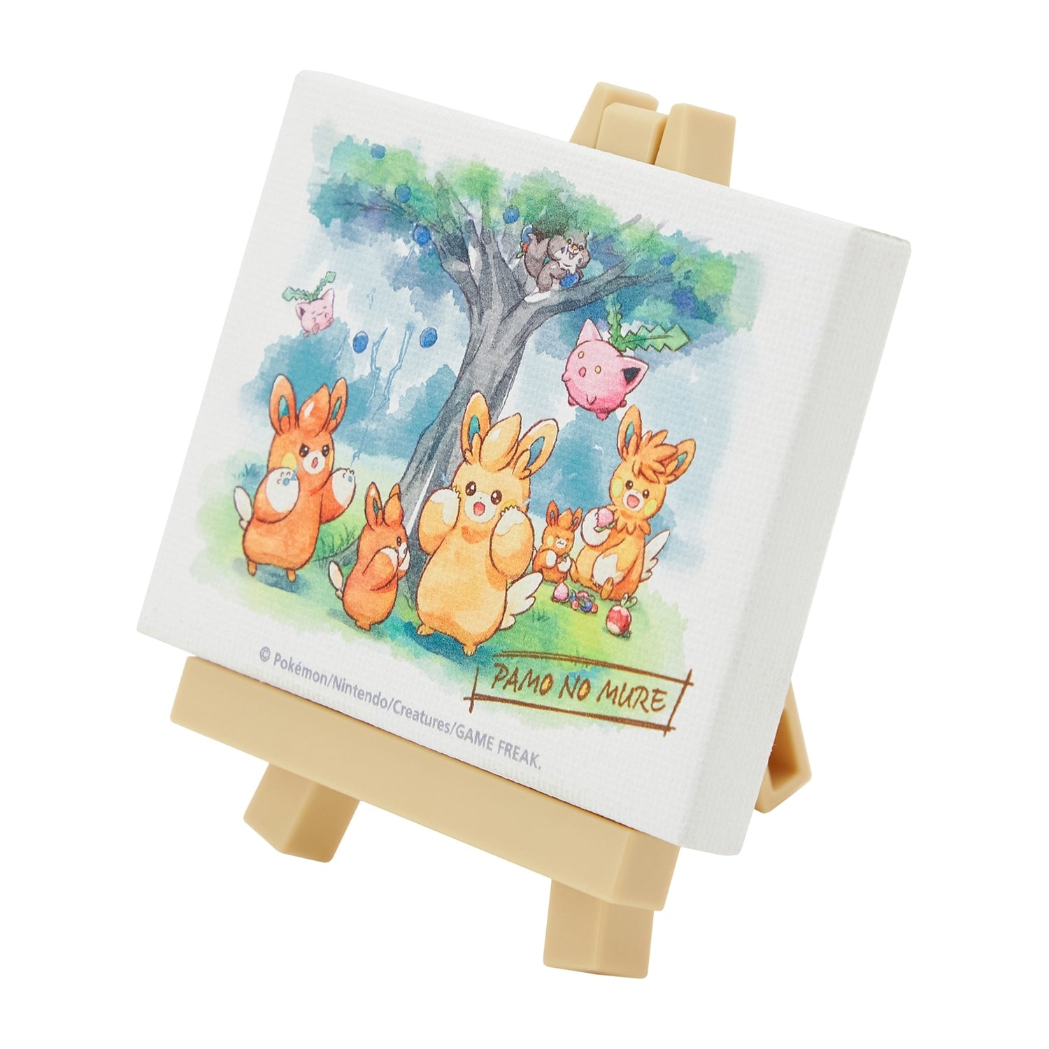 Pokemon mini art with easel, official Pokemon Center Japan licensed product