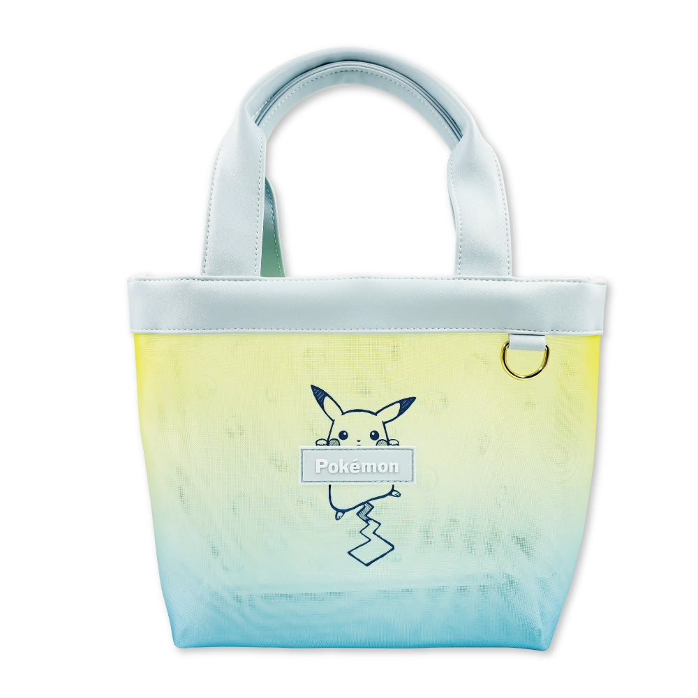 Mesh tote bag gradation BL