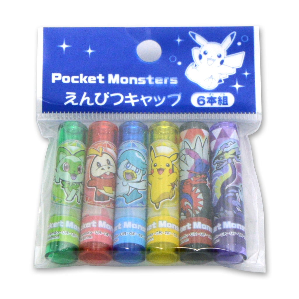 Pokemon Pencil Cap with featured character from Japan, 1x4.5cm