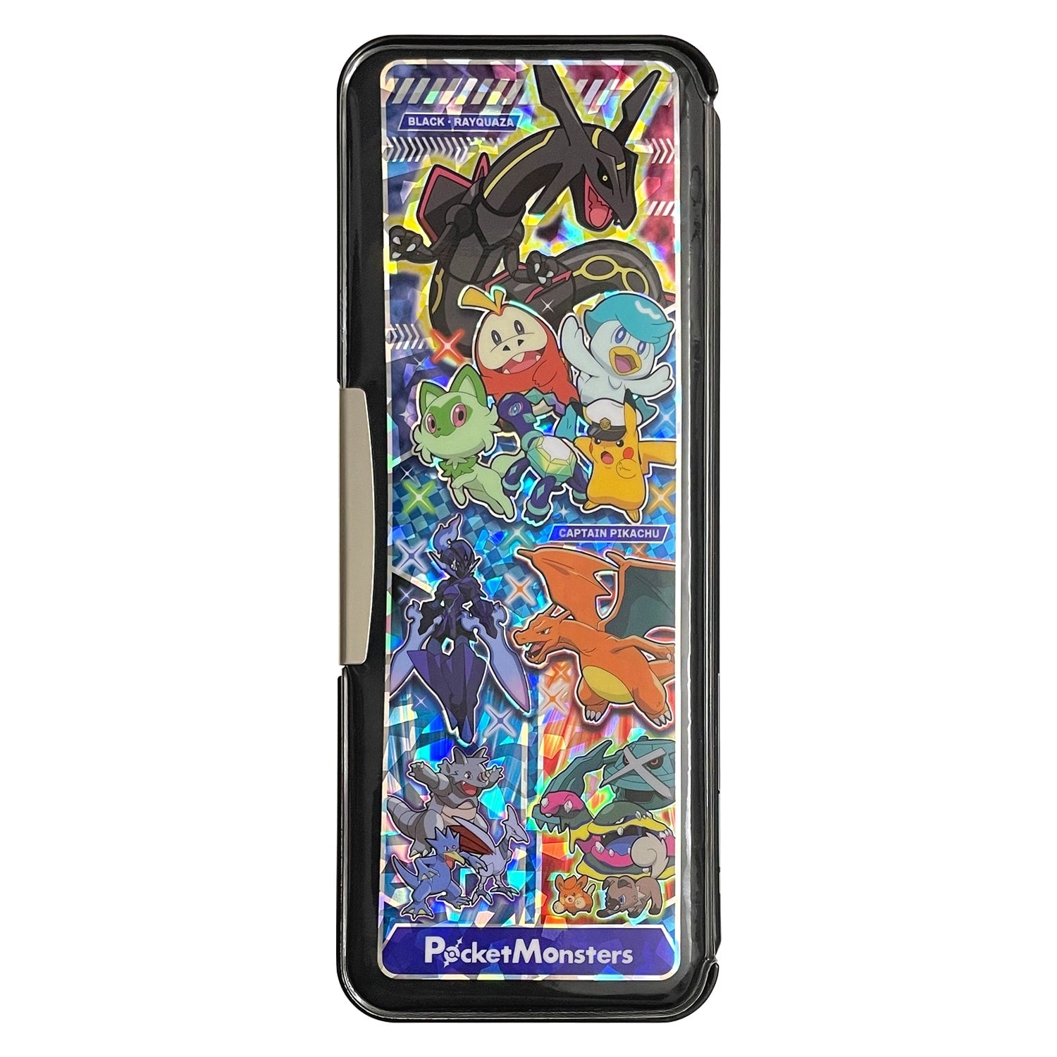 Hologram Fudebako from Japan, featuring Pokemon character on holographic pen case