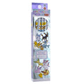 Kakikata Pencil 2B Silver Scroll Pastel Flake with Pokemon character from Japan