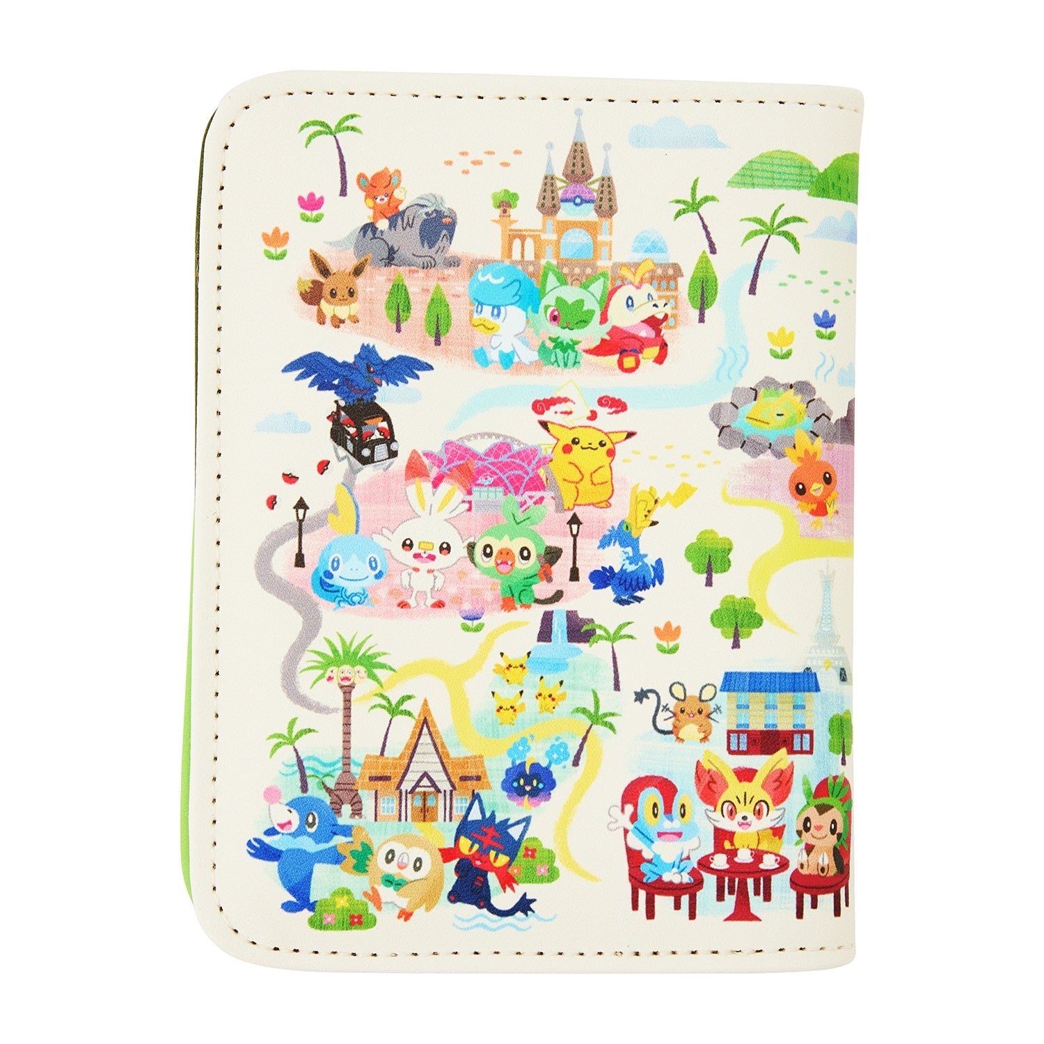 Official Pokemon Center Japan Passport Case with colorful design