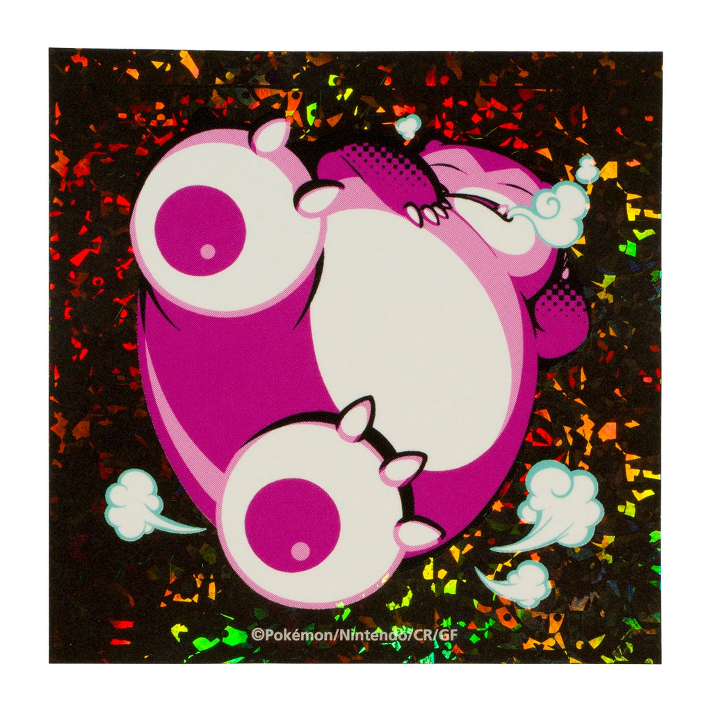 Official Pokemon Snorlax stickers from Japan with unique packaging