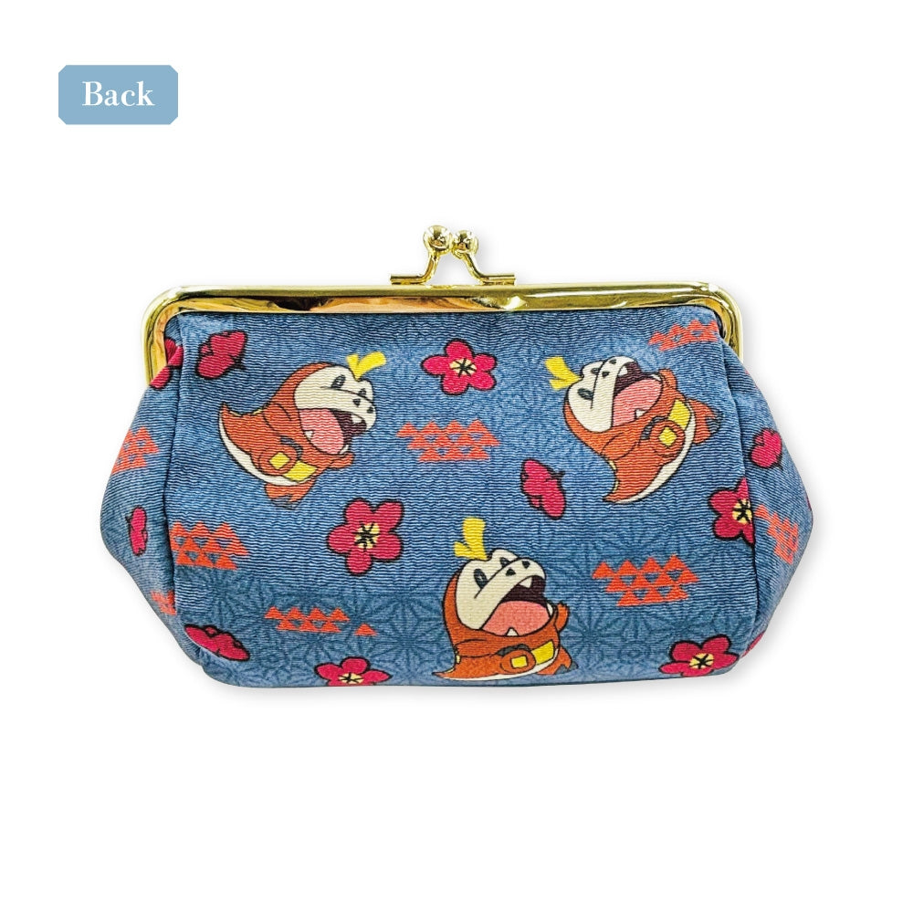 Clasp pouch Japanese pattern Hogeta