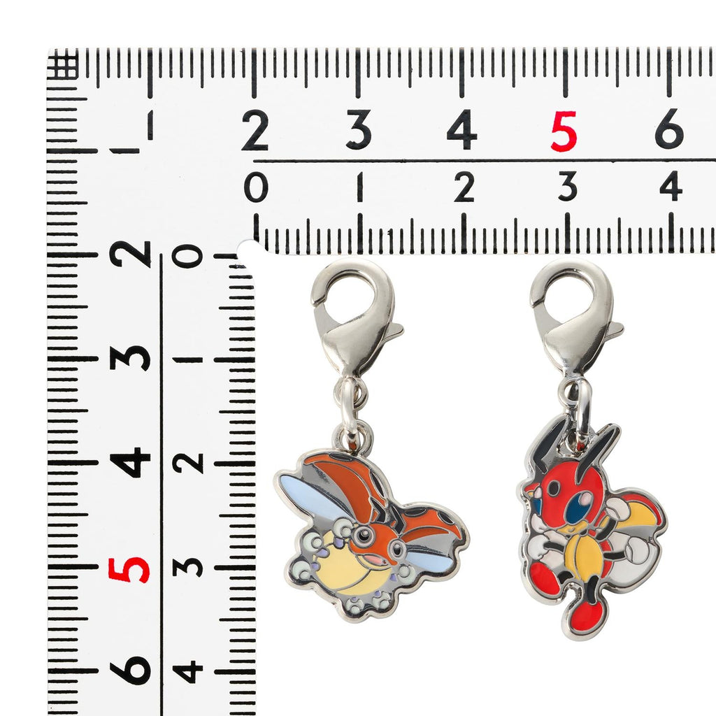 Authentic Pokemon Center Japan Metal Charm 165/166, detailed collector item from Japan