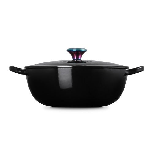 [LE CREUSET] Marmite 22cm Shiny Black (Iridescent Knob)