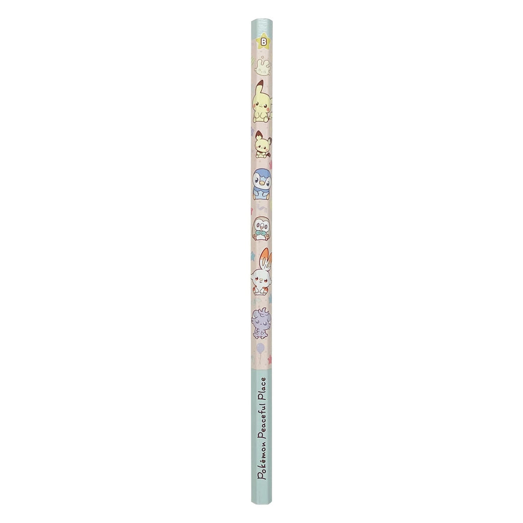 Authentic Japanese Pokemon Kakikata Pencil B 4 pack Pokepiece collectible from Japan