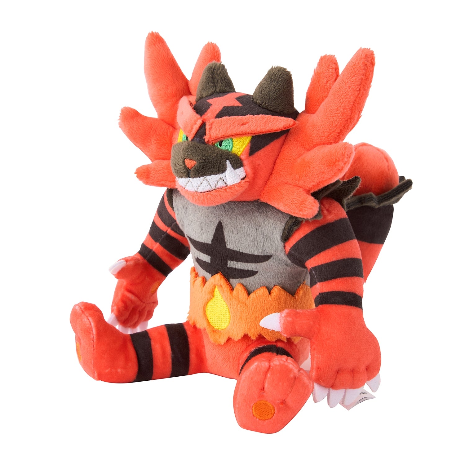 Authentic Japanese 727 Plush Pokemon Gaogaen, vibrant colors and details