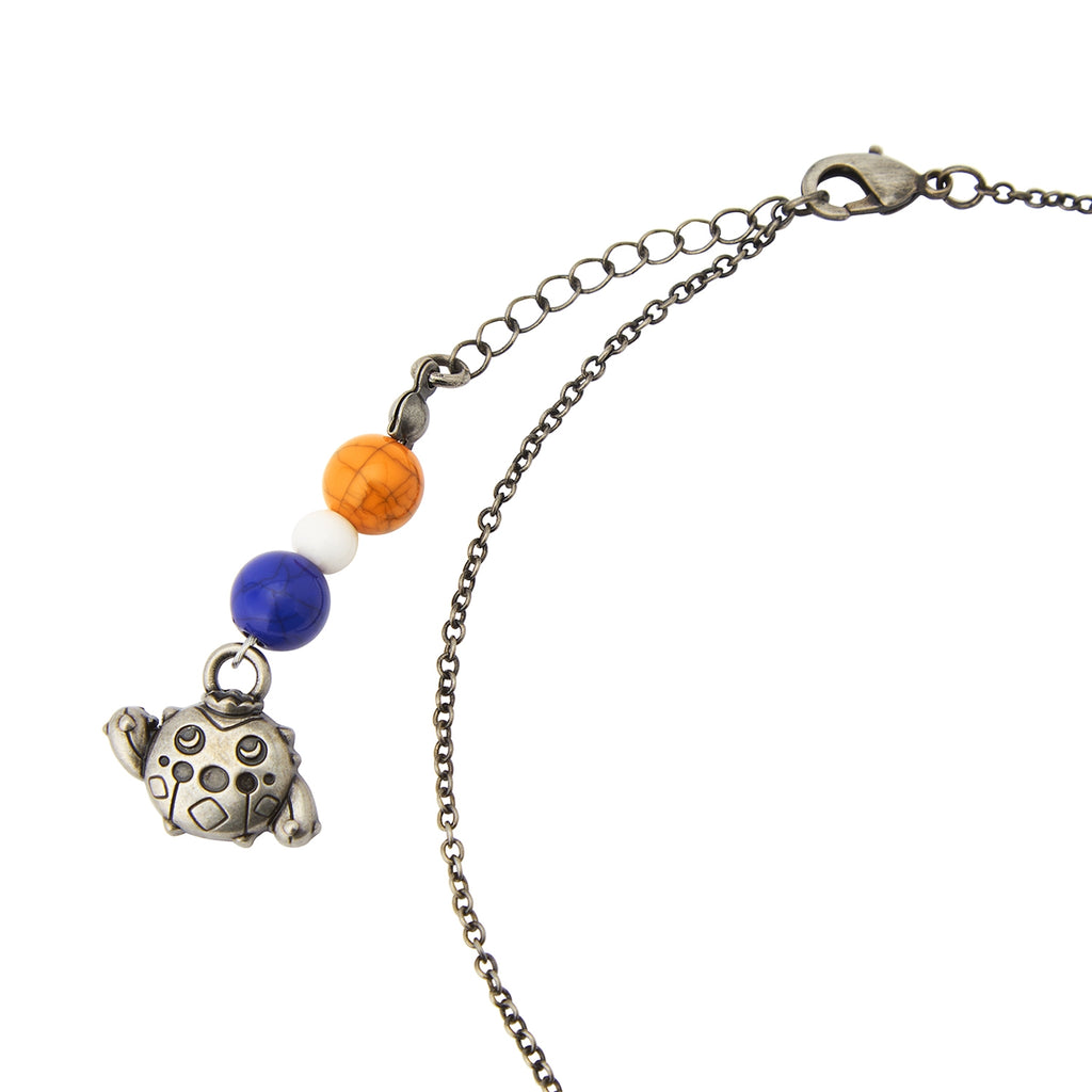 Pokemon Necklace Run Run! Desert on a white background, highlighting authentic Japanese packaging