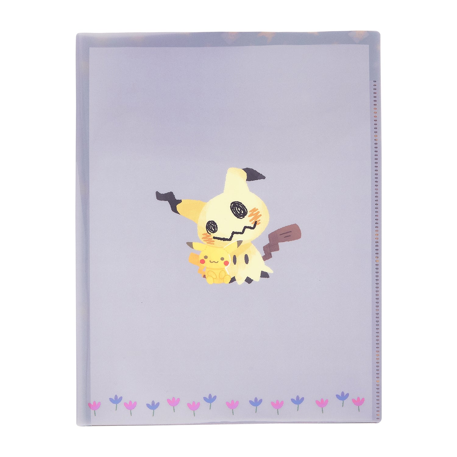 Three-sided clear file Mimikyu