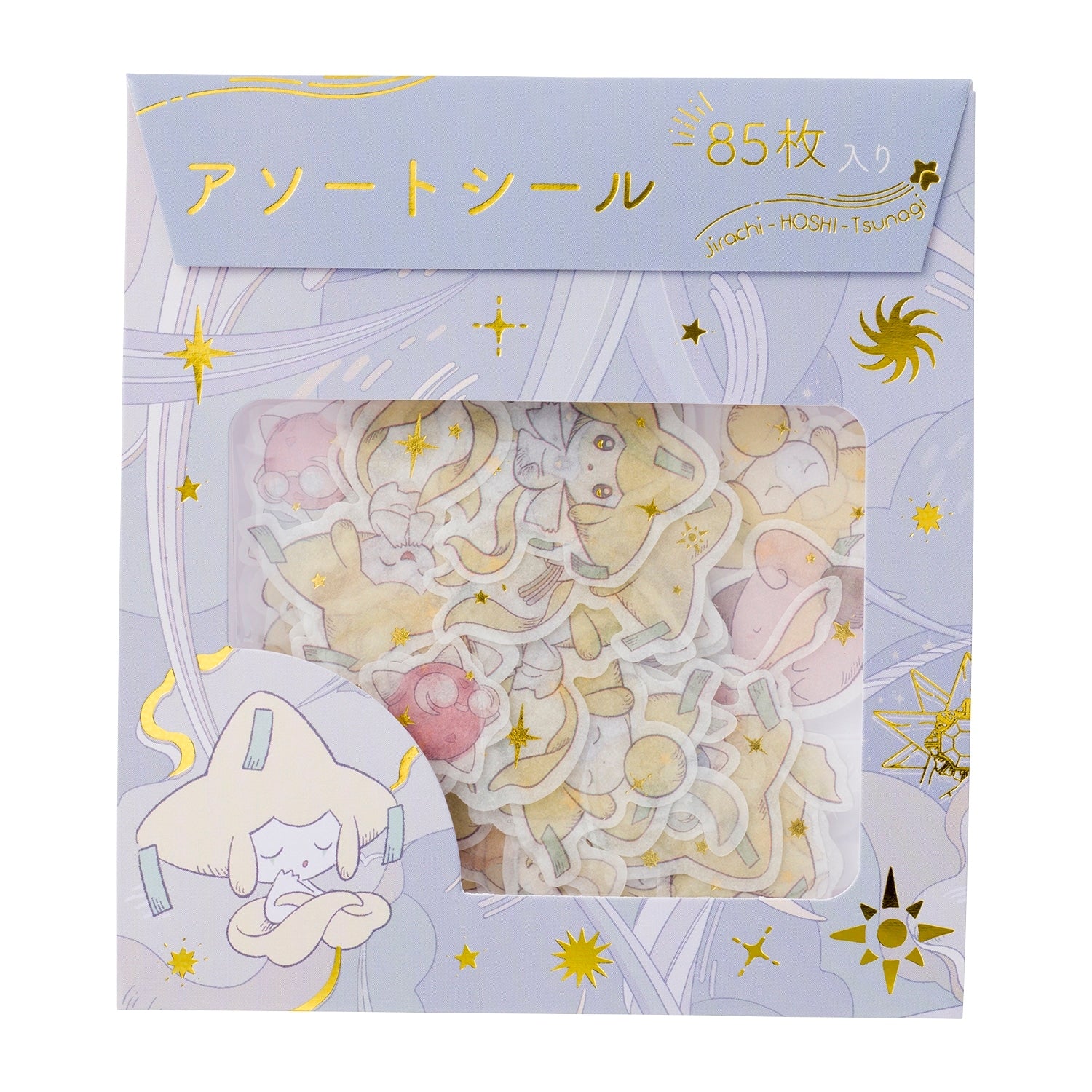 Jirachi Pokemon Stickers from Japan, featuring official artwork and collector quality design