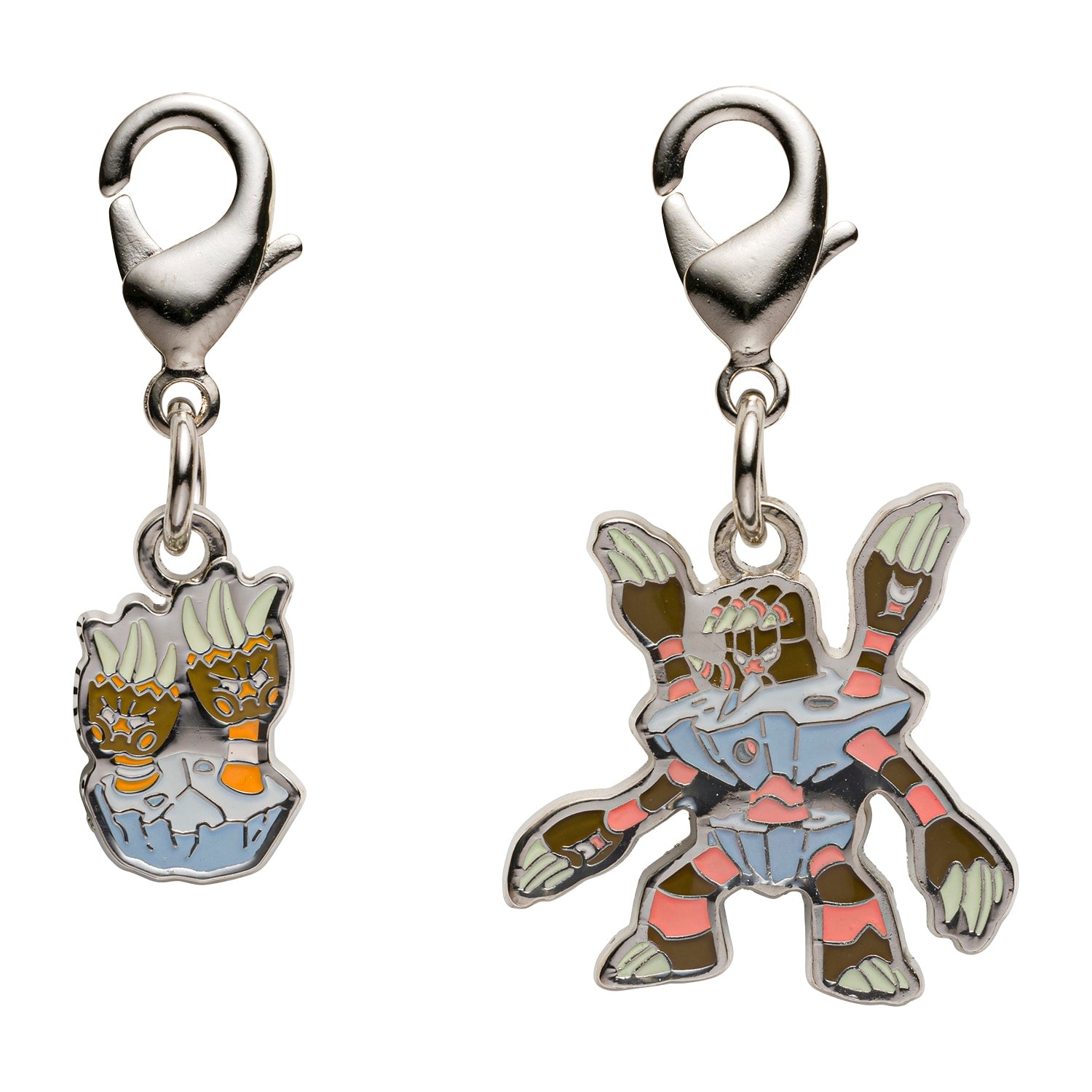 National Encyclopedia Metal Charm 688/689 with intricate design from Japan