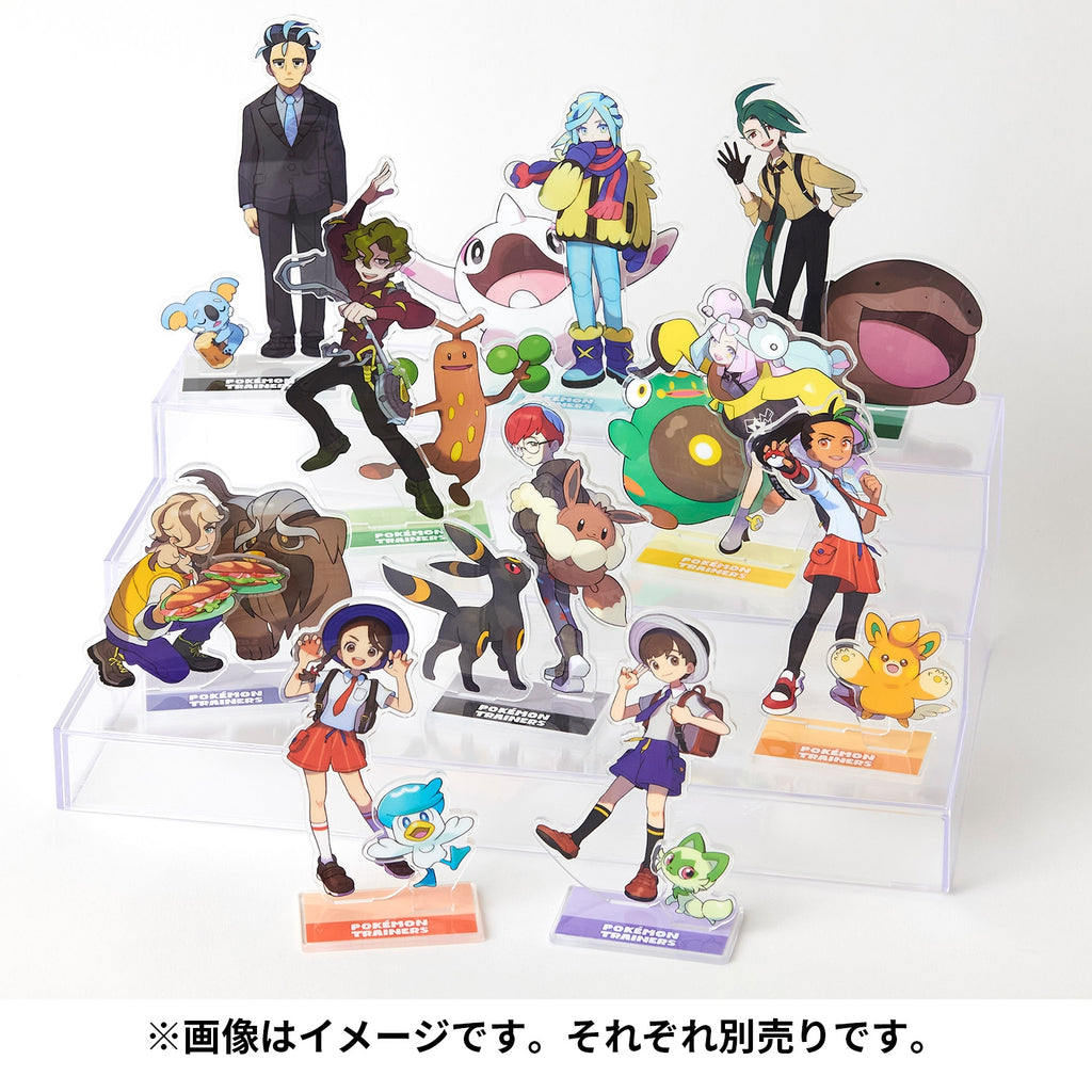 Authentic Pokémon Center Japan Acrylic Stand, Nanjamo & Harabari design